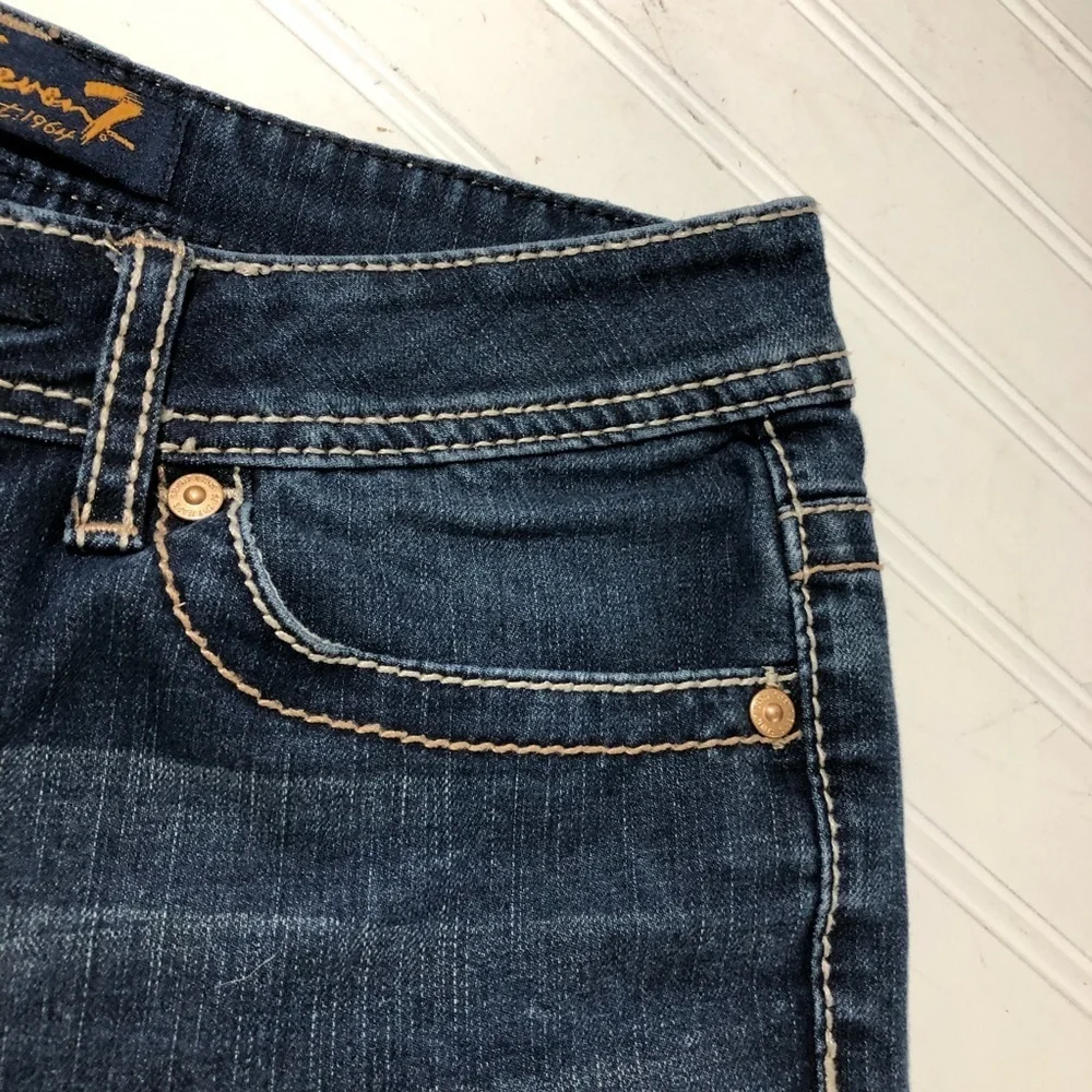 Seven7 denim jean shorts 4